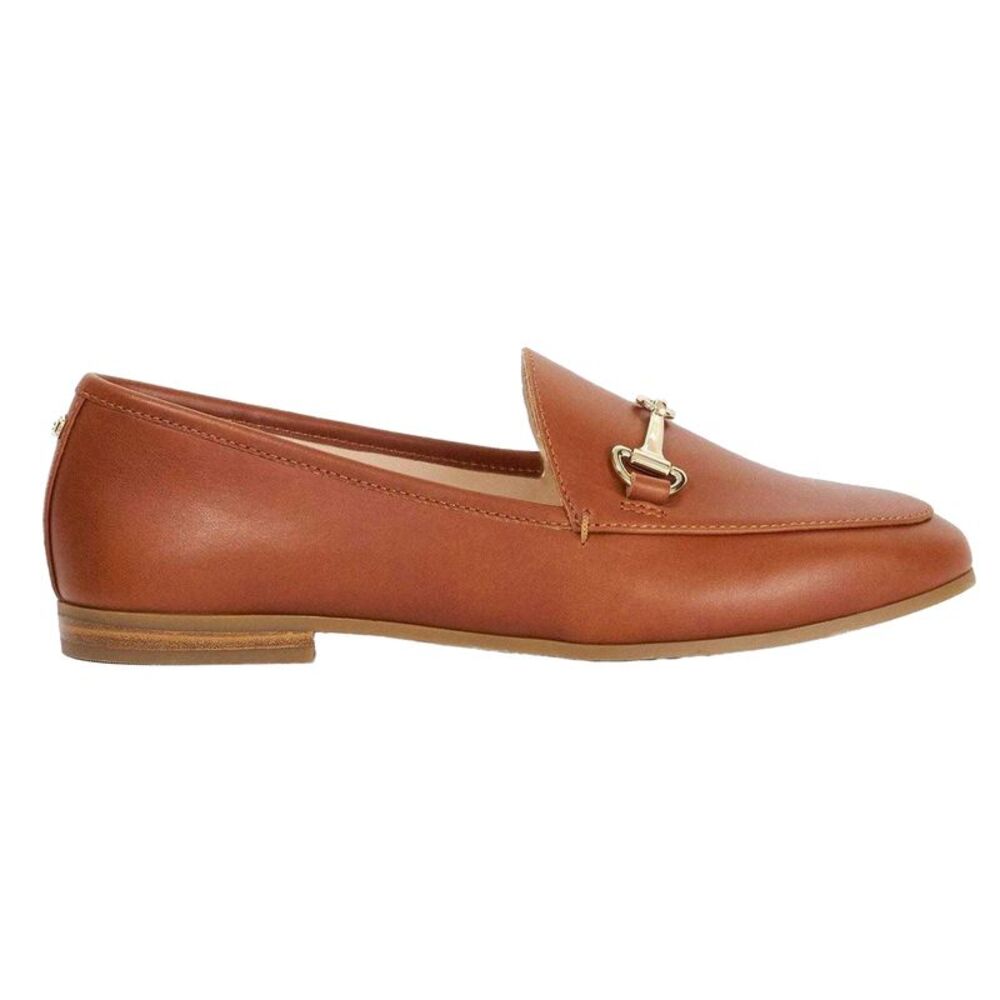 Dune London Womens/Ladies Grandly Leather Loafers / Tan